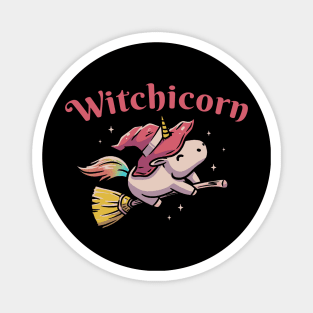 Witchicorn Funny Cute Spooky Magnet